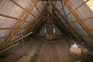 Dachboden Schornstein Küche